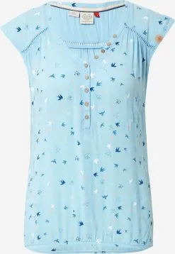 Ragwear Blouse Tops Blouse SALTTY Dames Navy / Lichtblauw