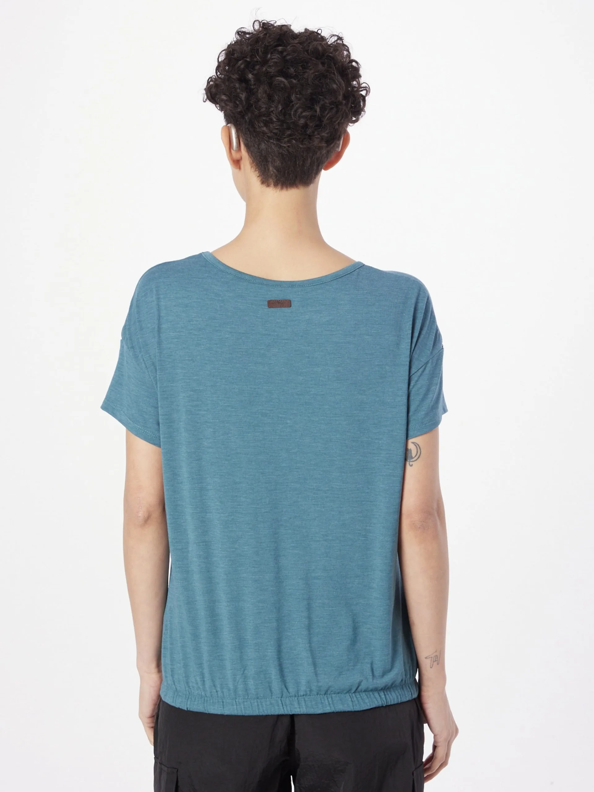 Ragwear T-shirts Shirt NICKA Dames Donkergroen 4 Ragwear T-shirts Shirt NICKA Dames Donkergroen - Afbeelding 4