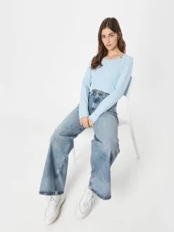 Ragwear Longsleeves Shirt FLORAH Dames Pastelblauw -Ragwear Verkoopwinkel 8a81deb64d2ad8b48ecc84953b9ddef5