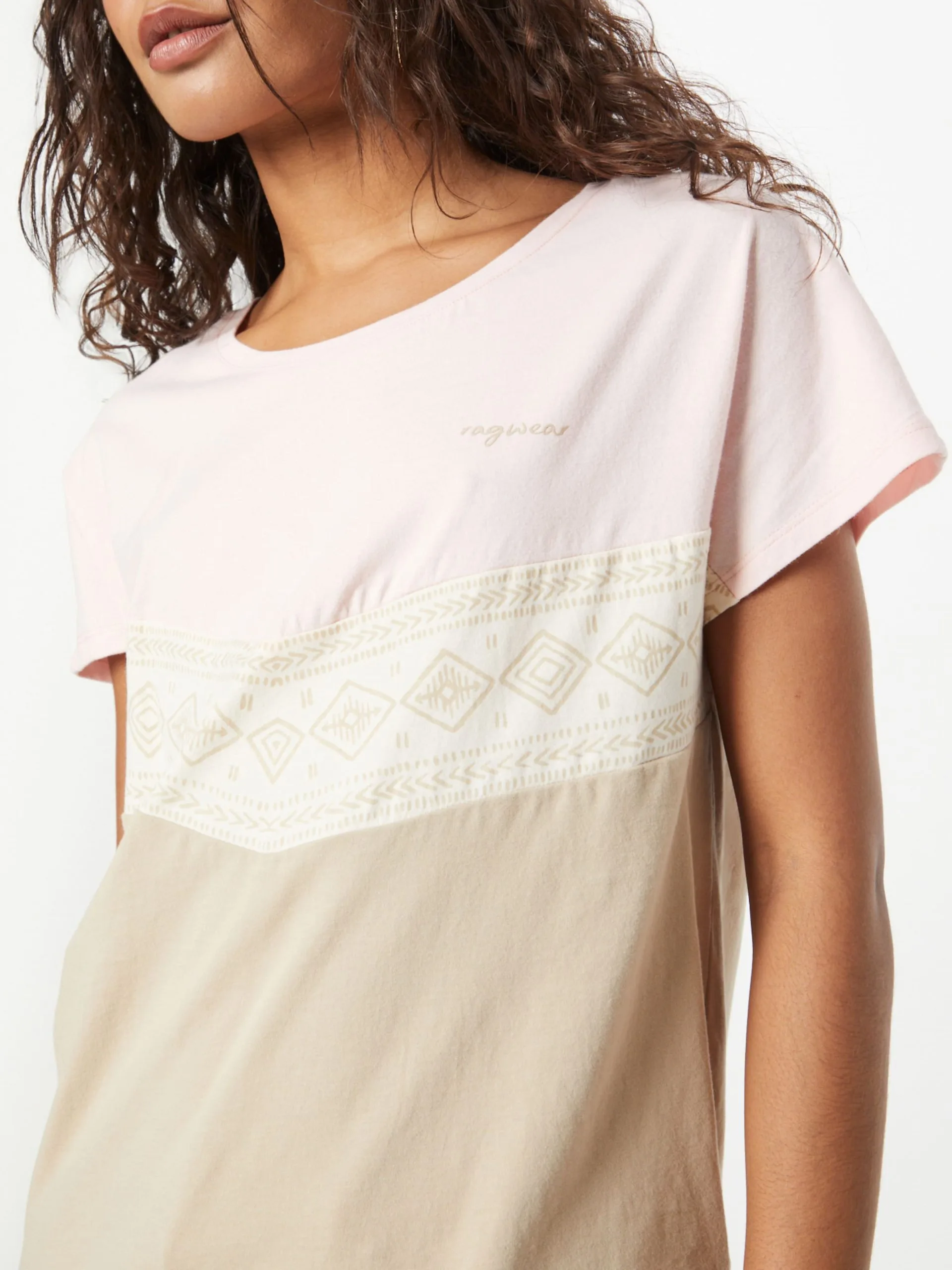 Ragwear T-shirts Shirt NATTIVO Dames Roze 2 Ragwear T-shirts Shirt NATTIVO Dames Roze - Afbeelding 2