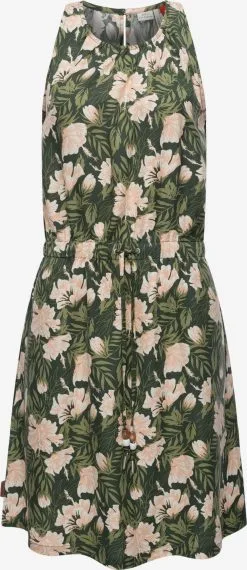 Ragwear Zomerjurken Zomerjurk Sanai Dames Olijfgroen / Donkergroen