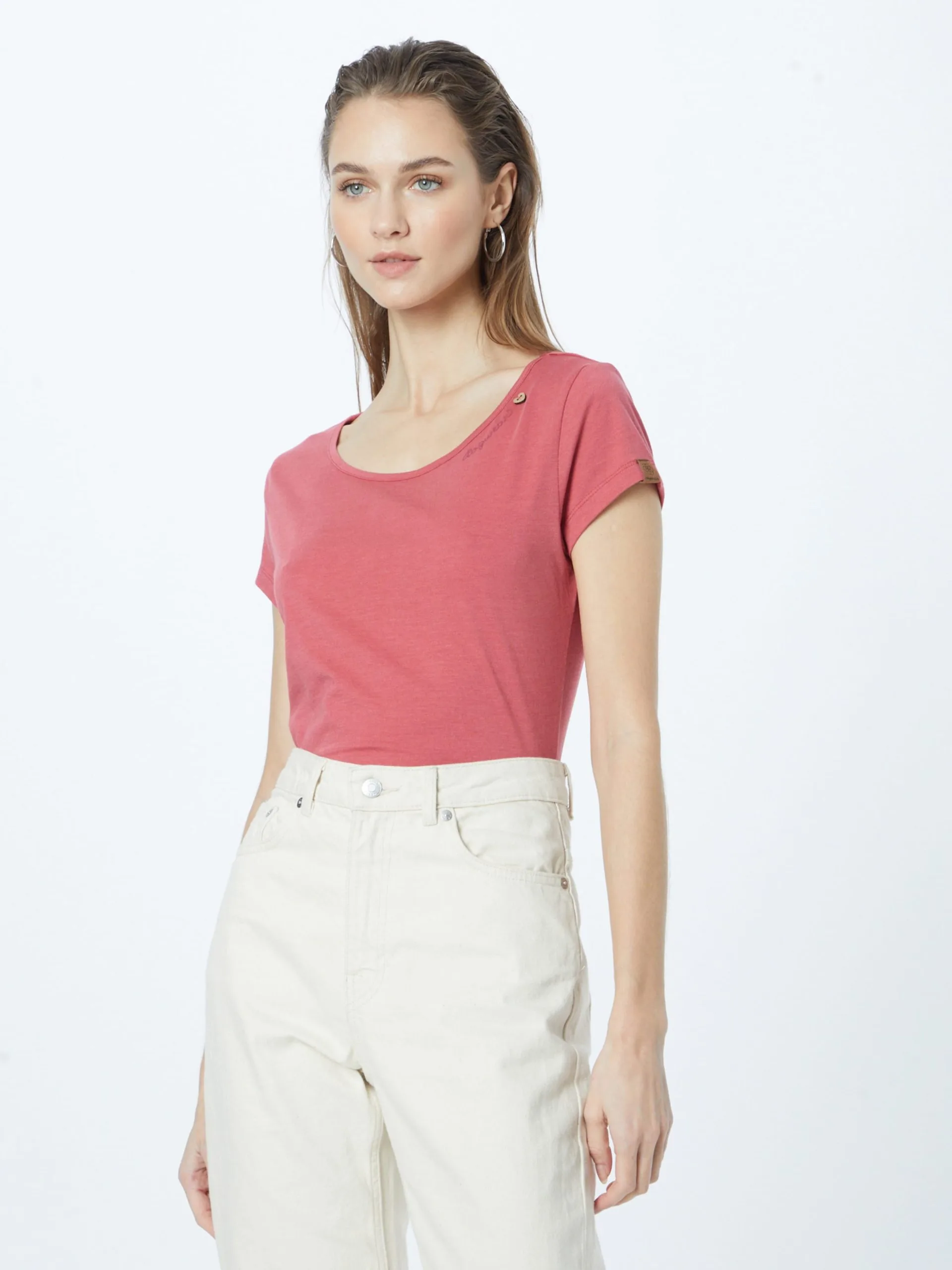 Ragwear T-shirts Shirt MINTT Dames Pink 3 Ragwear T-shirts Shirt MINTT Dames Pink - Afbeelding 3