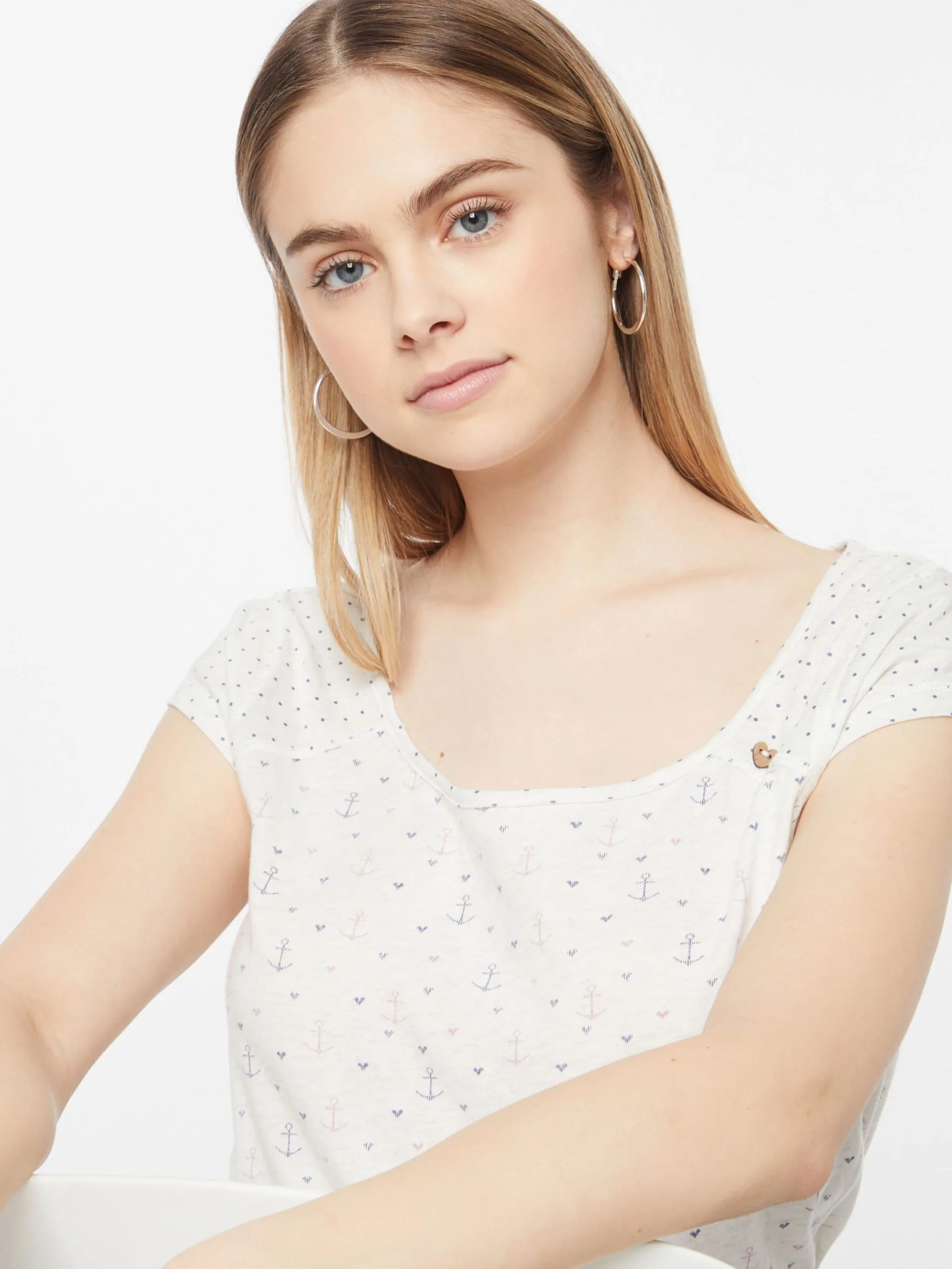 Ragwear T-shirts Shirt ROSANNE Dames Wit 2 Ragwear T-shirts Shirt ROSANNE Dames Wit - Afbeelding 2