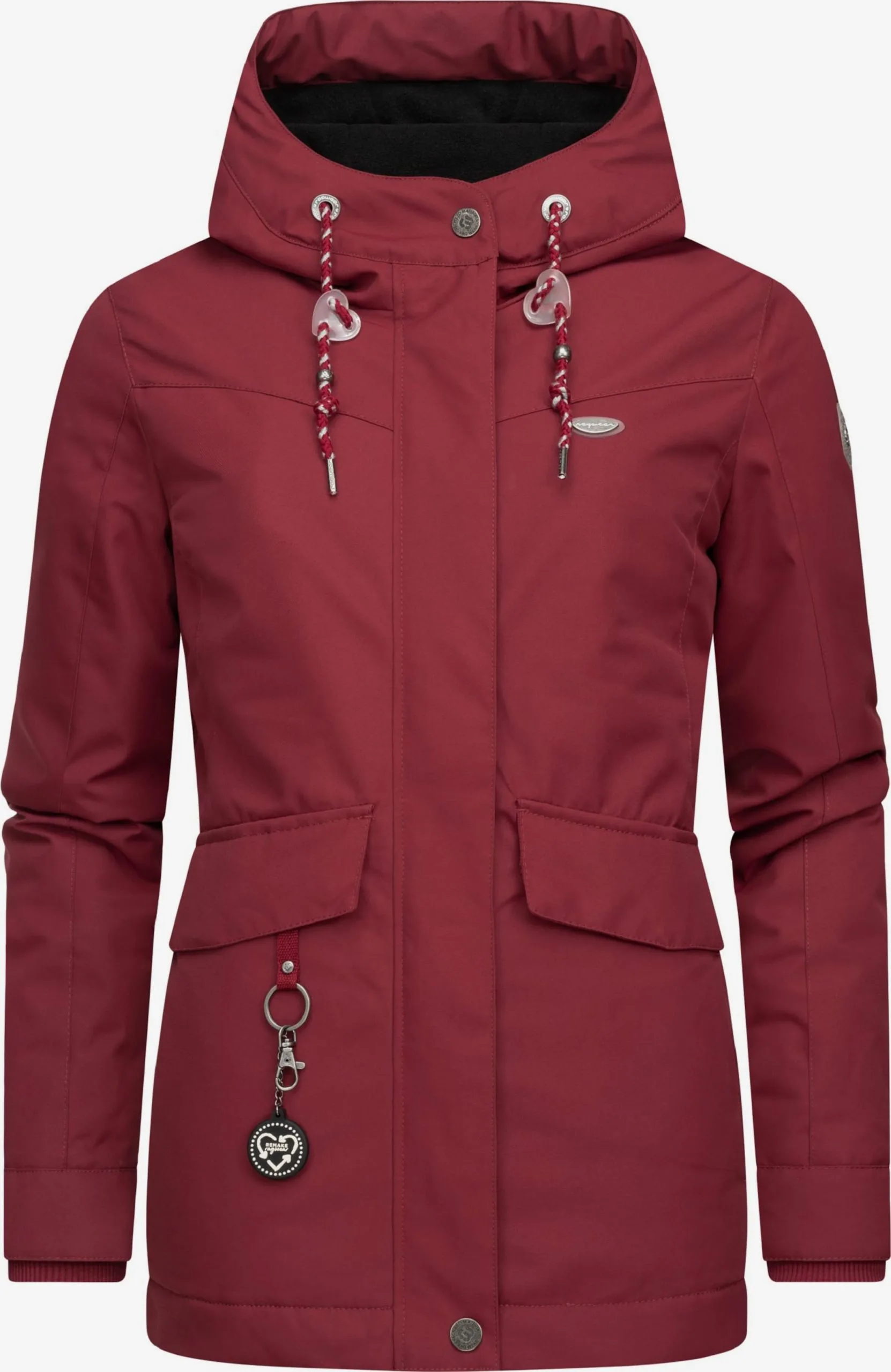 Ragwear Outdoor Jassen Functionele Jas Jazmin Remake II Dames Wijnrood 1 Ragwear Outdoor Jassen Functionele Jas Jazmin Remake II Dames Wijnrood