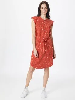 Ragwear Zomerjurken Zomerjurk ZOFKA Dames Oranjerood -Ragwear Verkoopwinkel 90bca3b829cf415fd1ee9a406af16170