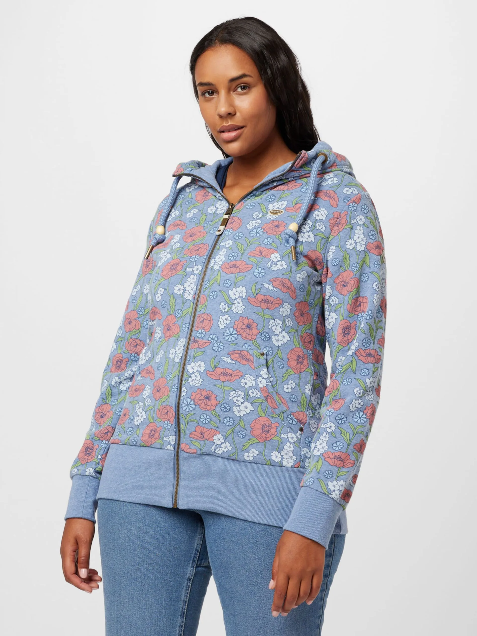 Sweatvesten Sweatvest Dames Blauw Gemêleerd 3 Sweatvesten Sweatvest Dames Blauw Gemêleerd - Afbeelding 3