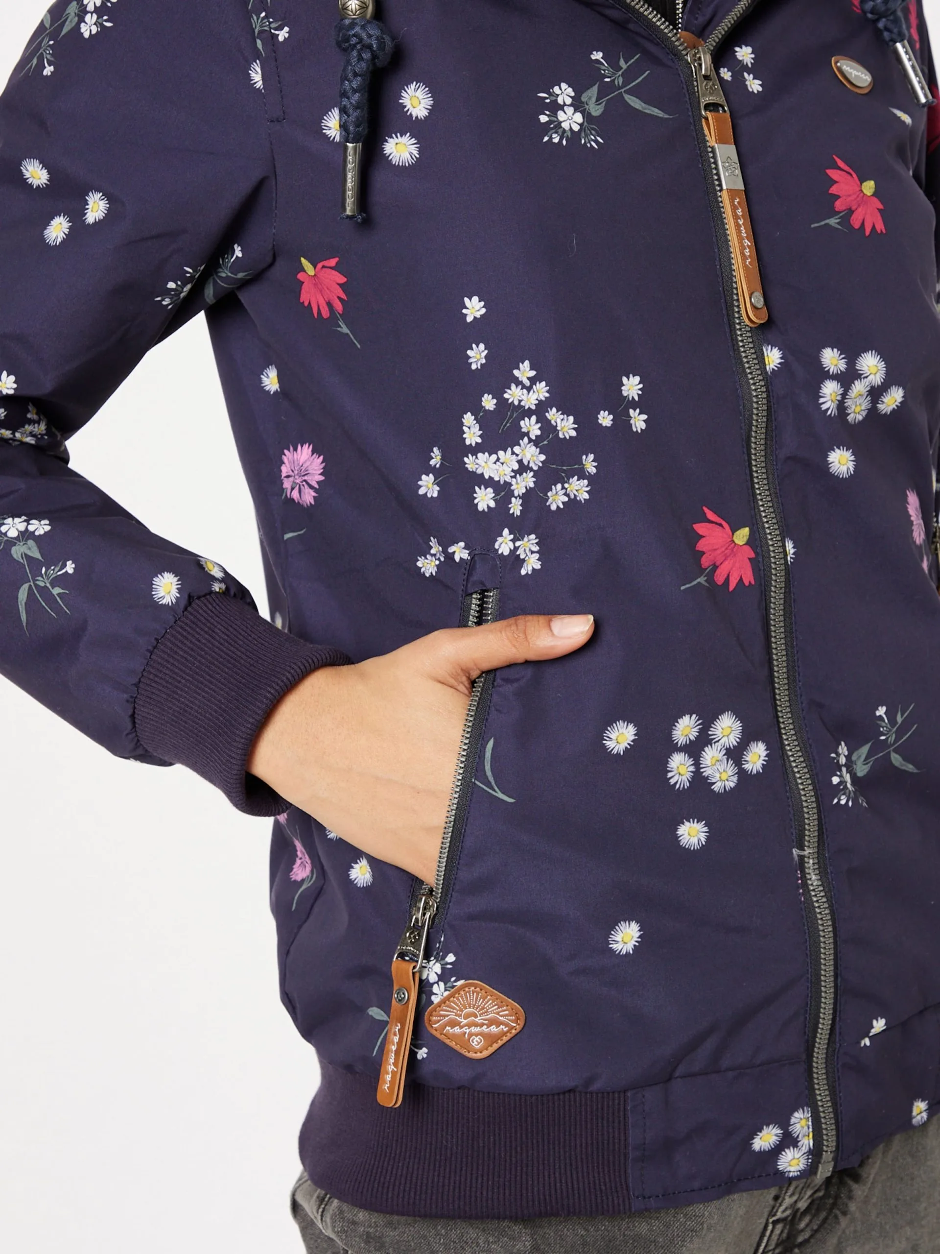 Ragwear Tussenjassen Tussenjas NUGGIE Dames Navy 2 Ragwear Tussenjassen Tussenjas NUGGIE Dames Navy - Afbeelding 2