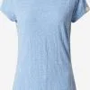 Ragwear T-shirts Shirt MINTT Dames Blauw Gemêleerd