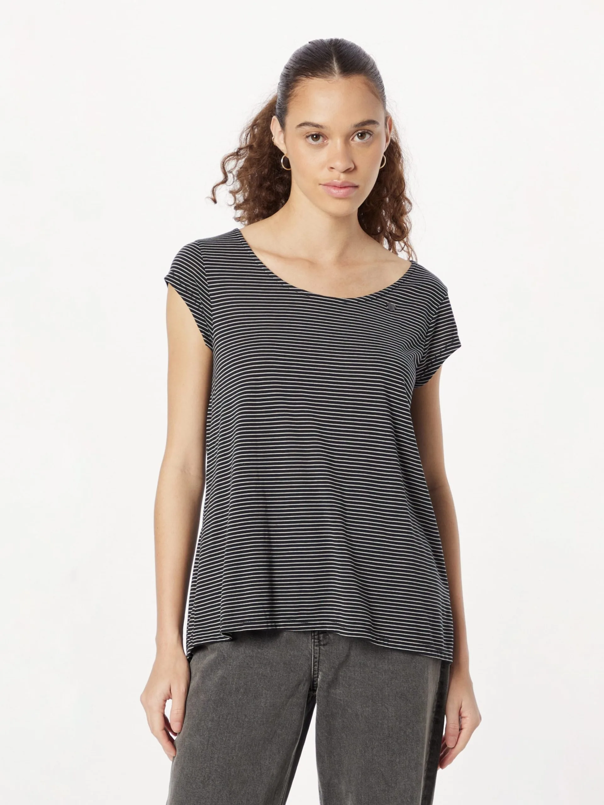 Ragwear T-shirts Shirt Dinnora Dames Zwart 3 Ragwear T-shirts Shirt Dinnora Dames Zwart - Afbeelding 3