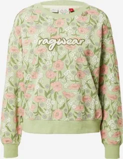 Ragwear Sweatshirts Sweatshirt JAVVA Dames Pastelgroen / Lichtgroen