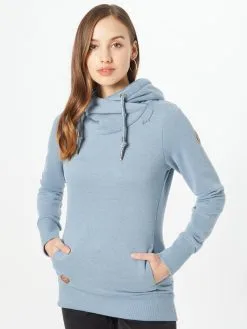 Ragwear Hoodies Sweatshirt Dames Lichtblauw -Ragwear Verkoopwinkel 9ce3630d9743d3f267c086cac10d98f7