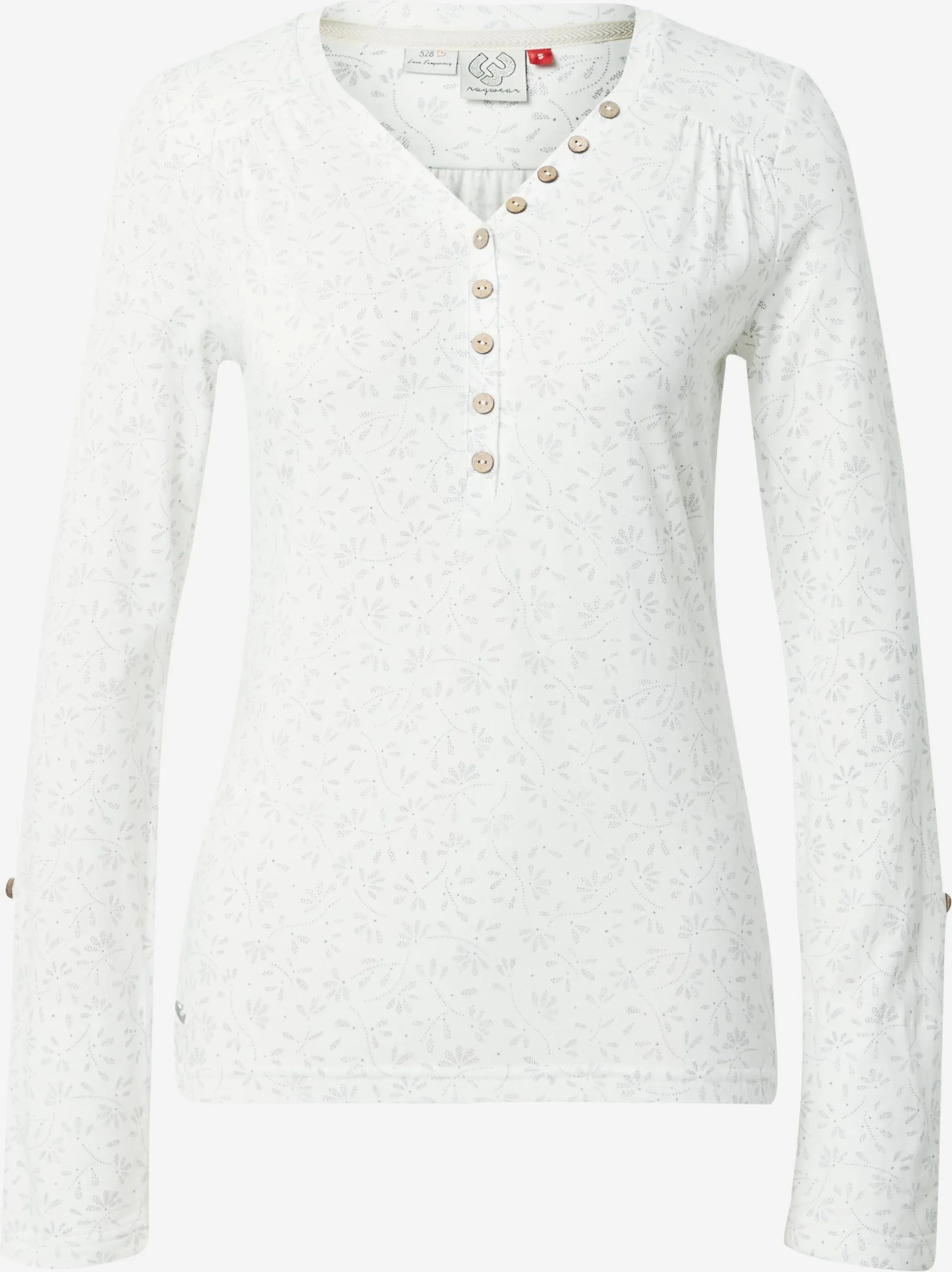 Ragwear Longsleeves Shirt Dames Wit 1 Ragwear Longsleeves Shirt Dames Wit