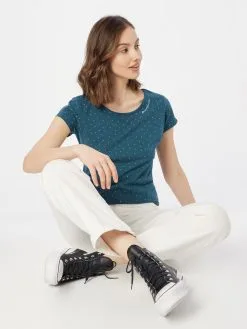 Ragwear T-shirts Shirt Dames Blauw -Ragwear Verkoopwinkel a10c0a436a9525ae4c5130c8a93139ce