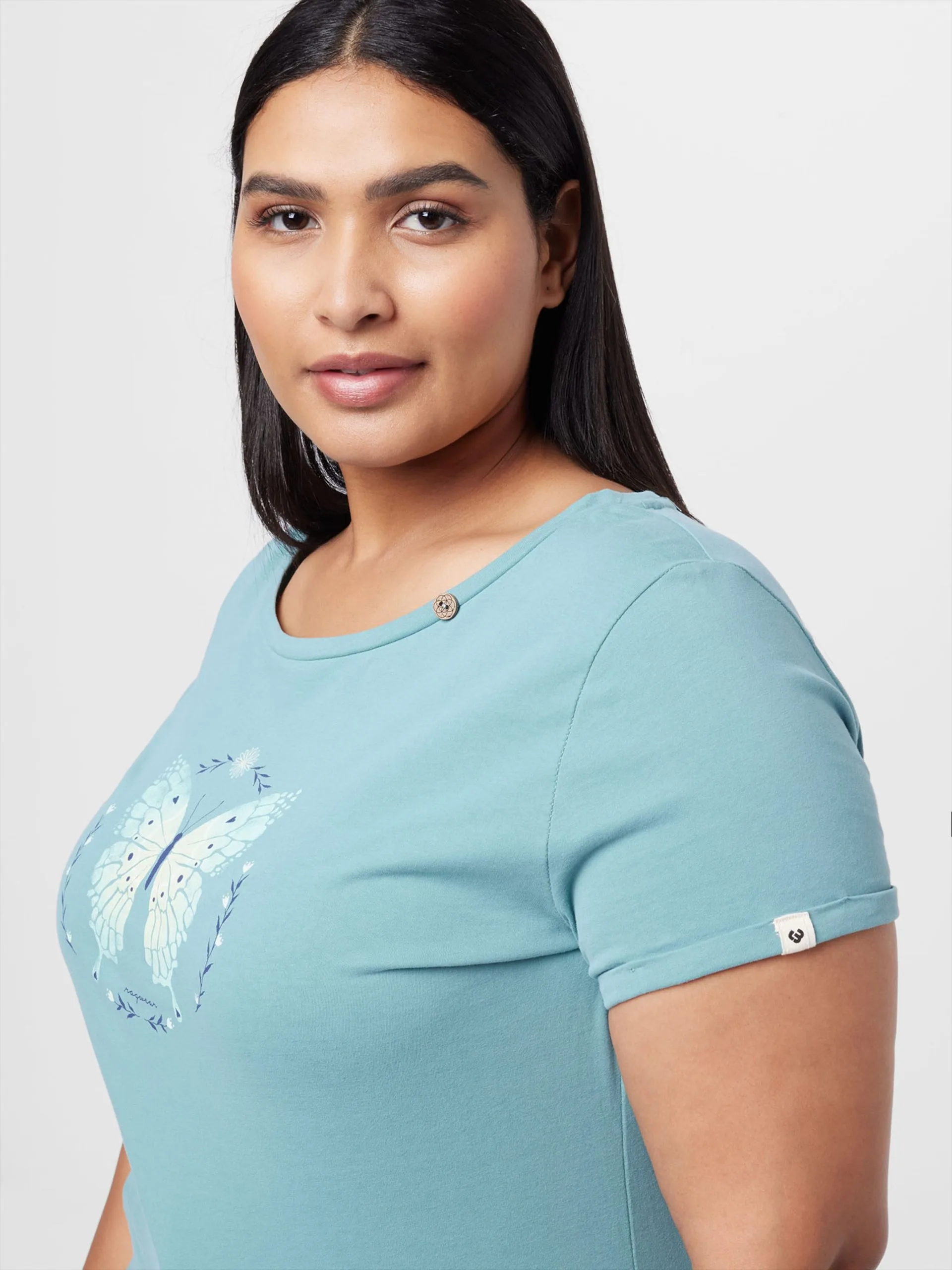 T-shirts Shirt FLORAH Dames Navy / Aqua 2 T-shirts Shirt FLORAH Dames Navy / Aqua - Afbeelding 2