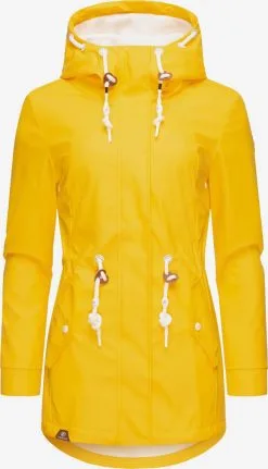 Ragwear Outdoor Jassen Functionele Jas Monadis Dames Geel