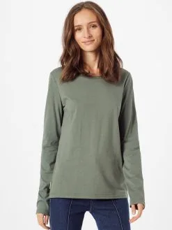 Ragwear Longsleeves Shirt FLORAH Dames Smaragd -Ragwear Verkoopwinkel a3f77719cd980aa19978daba05eaf199