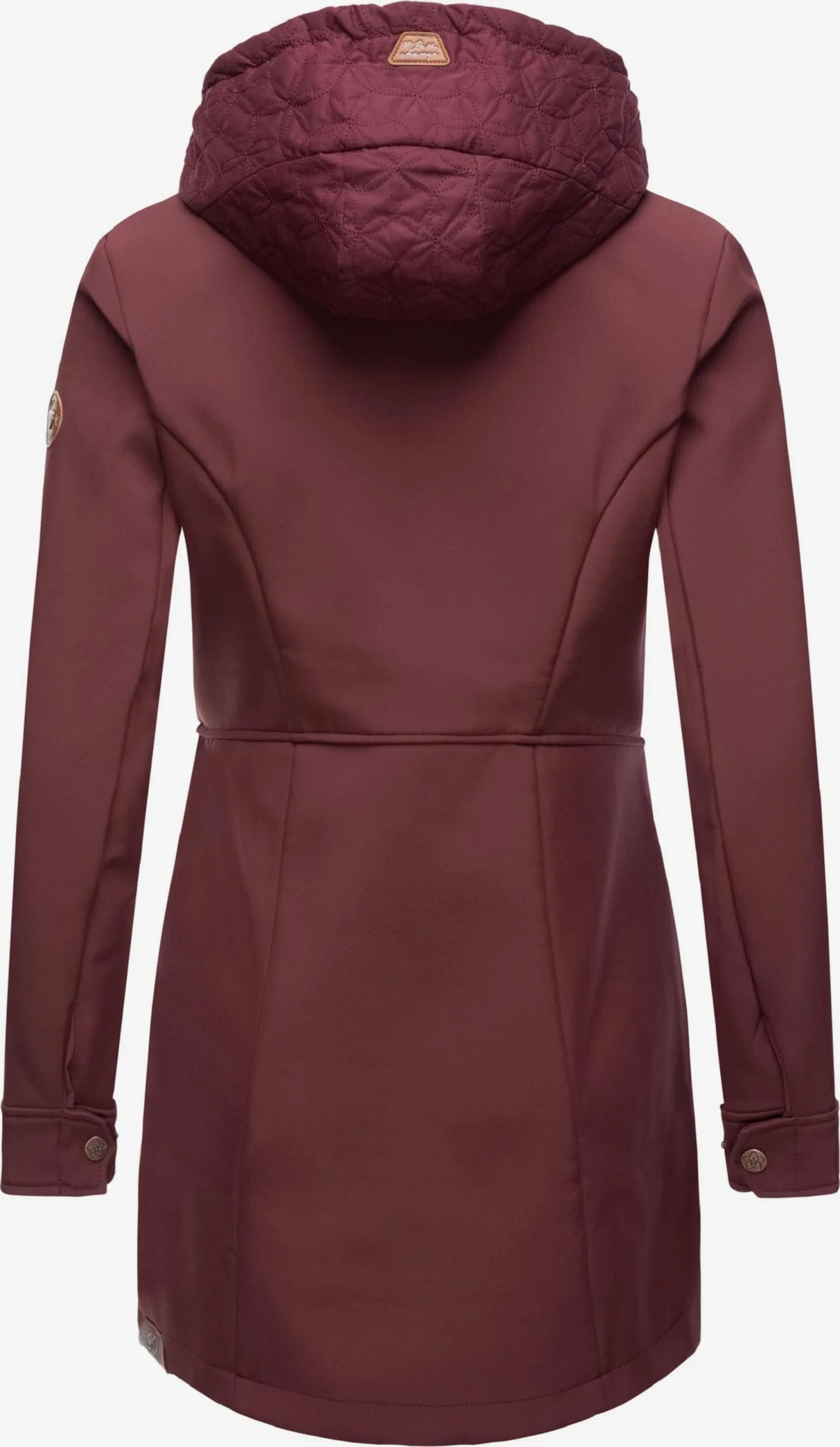 Ragwear Parkas Tussenparka Ybela Dames Wijnrood 3 Ragwear Parkas Tussenparka Ybela Dames Wijnrood - Afbeelding 3