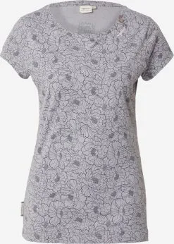 Ragwear T-shirts Shirt Dames Grijs / Lichtgrijs