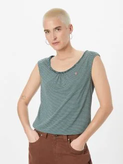 Ragwear Mouwloze Shirts Top EIREEN Dames Donkergroen -Ragwear Verkoopwinkel aa3b3fe2450592d71b23fe8520a1ee59