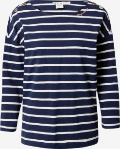 Ragwear Shirts Met 3/4 Mouw Shirt TAVVI Dames Navy