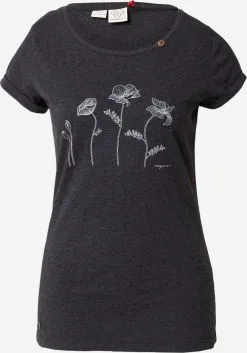 Ragwear T-shirts Shirt MINT Dames Antraciet