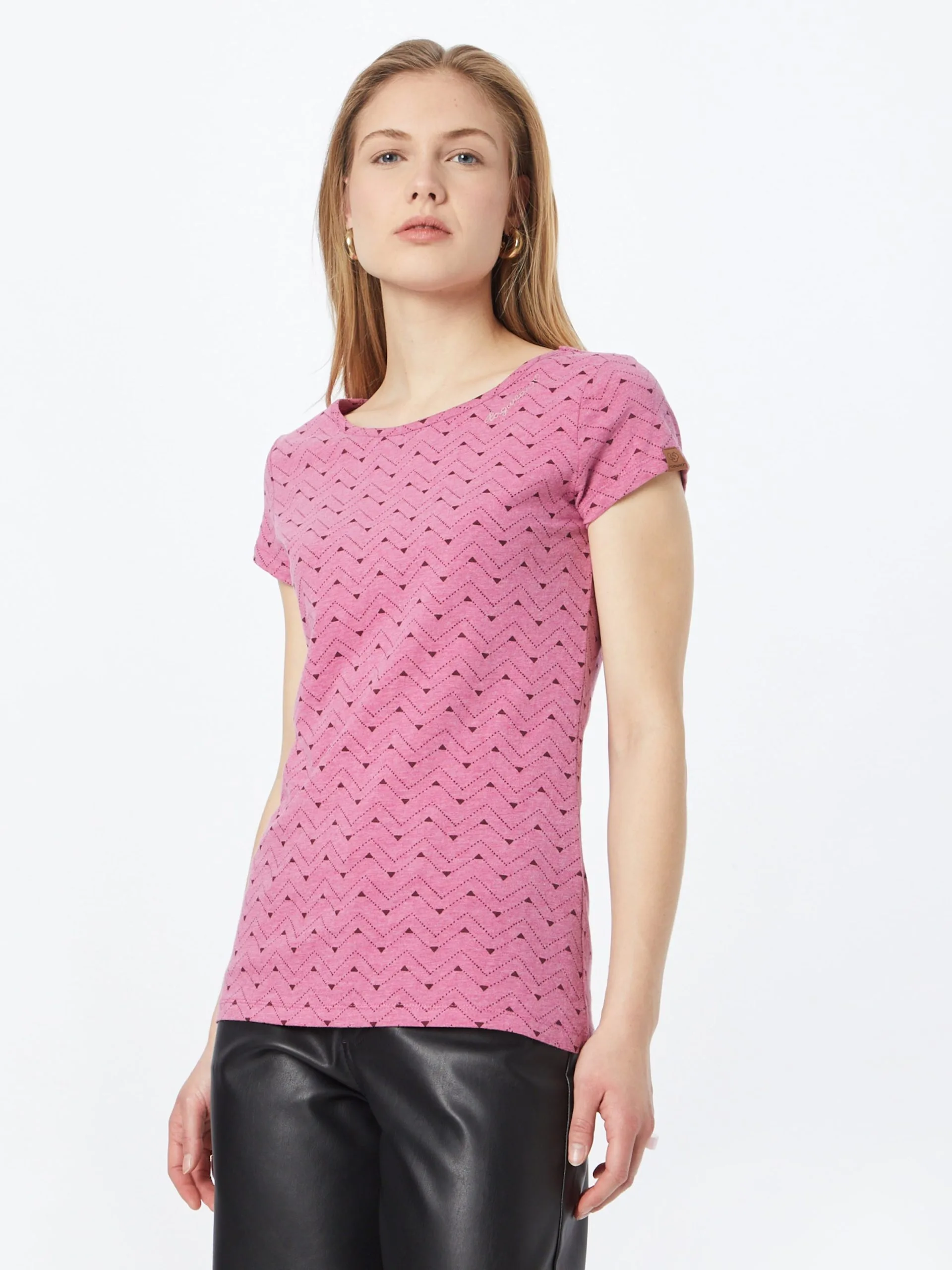 Ragwear T-shirts Shirt Dames Rosa 3 Ragwear T-shirts Shirt Dames Rosa - Afbeelding 3