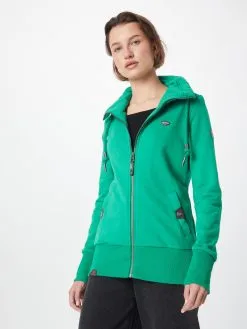 Ragwear Sweatvesten Sweatvest RYLIE Dames Jade Groen -Ragwear Verkoopwinkel afe2824fc1a1679e0c400ba7d9eff286