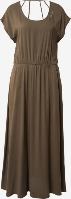 Ragwear Zomerjurken Zomerjurk Dames Olijfgroen