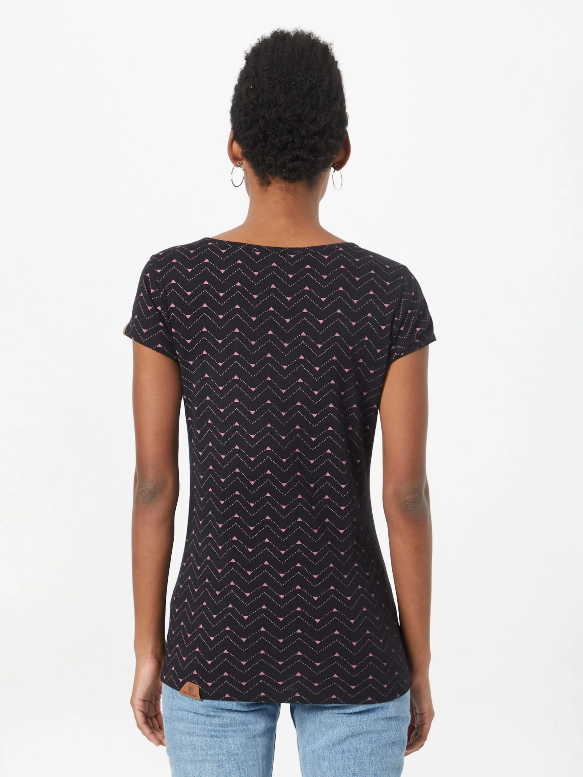 Ragwear T-shirts Shirt Dames Zwart 4 Ragwear T-shirts Shirt Dames Zwart - Afbeelding 4