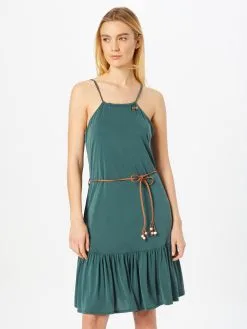 Ragwear Zomerjurken Zomerjurk Thime Dames Donkergroen -Ragwear Verkoopwinkel b671ceb0bd20846652fed603e6f9bd14