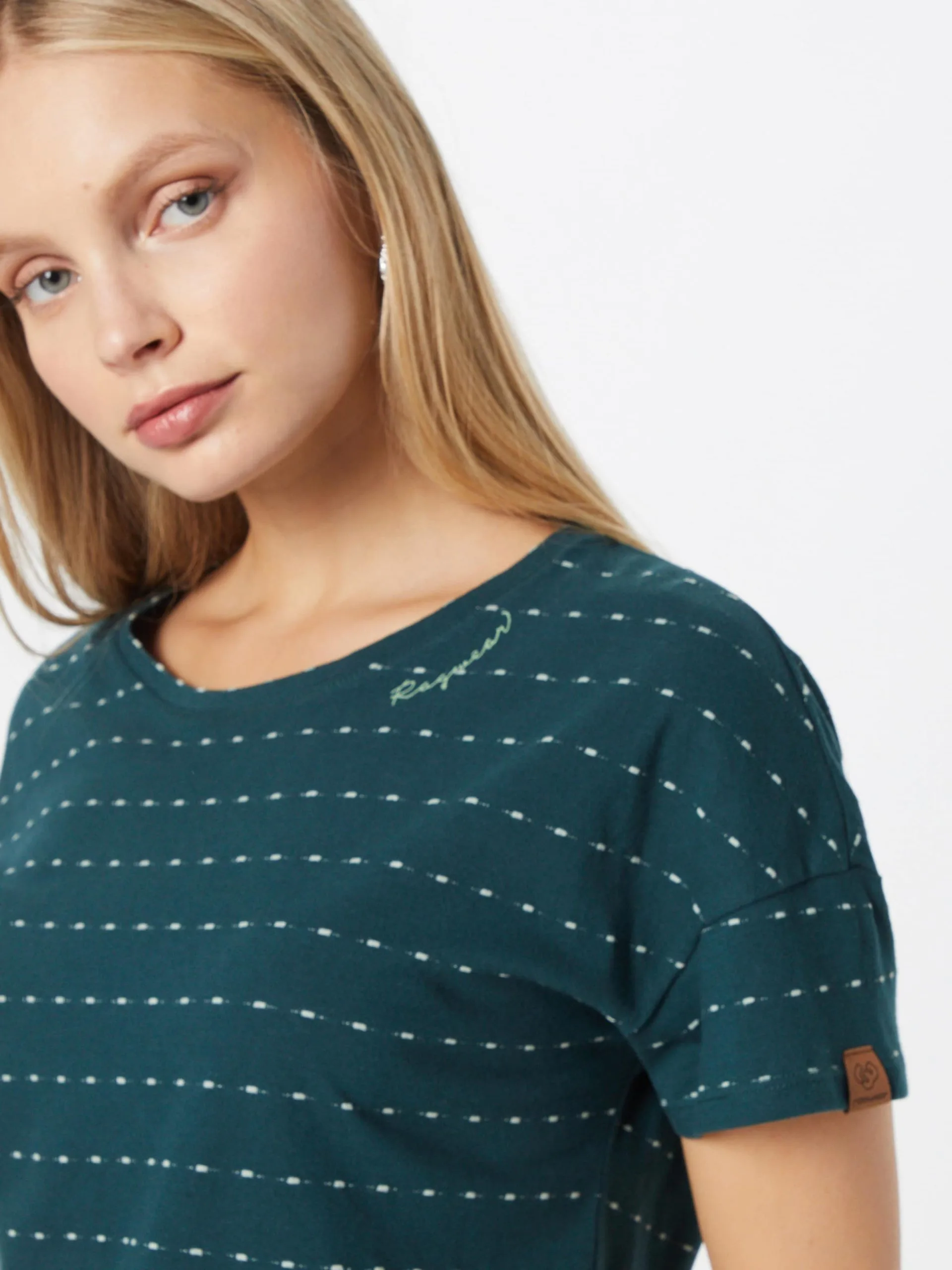 Ragwear T-shirts Shirt Celeb Dames Donkergroen 2 Ragwear T-shirts Shirt Celeb Dames Donkergroen - Afbeelding 2