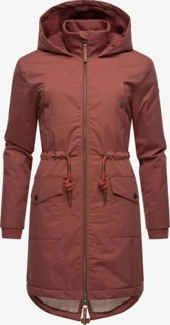 Ragwear Verkoopwinkel 15 Ragwear Parkas Winterparka Crescend Dames Roestbruin