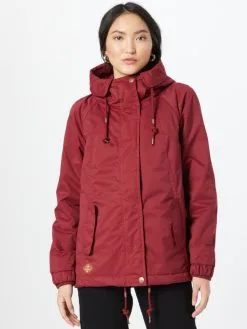 Ragwear Tussenjassen Tussenjas Dames Wijnrood -Ragwear Verkoopwinkel be418b667202bae93f0c145a53fe8000