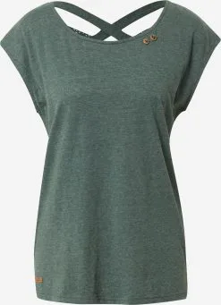 Ragwear T-shirts Shirt Soffia Dames Donkergroen
