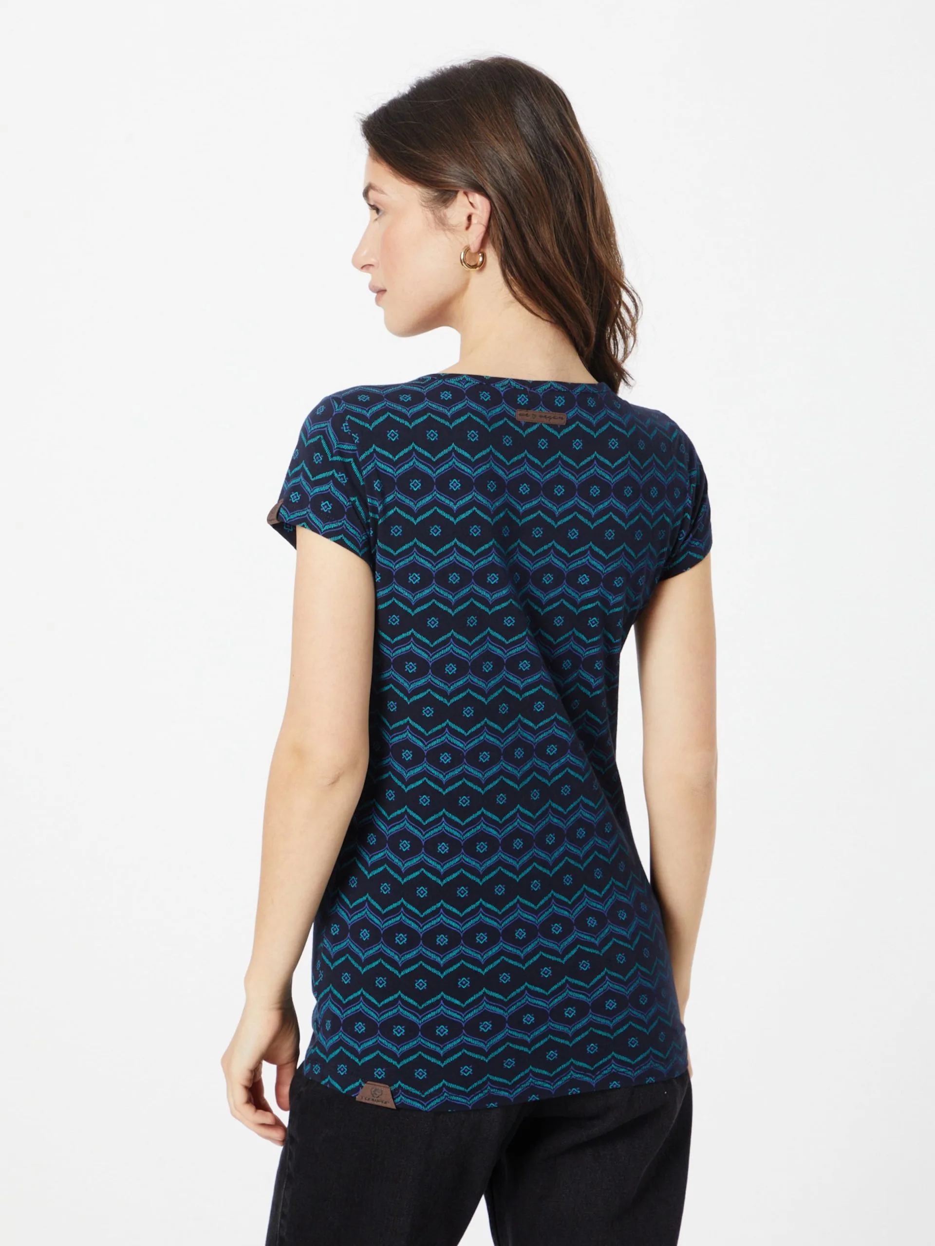 Ragwear T-shirts Shirt Dames Navy / Royal Blue/koningsblauw 4 Ragwear T-shirts Shirt Dames Navy / Royal Blue/koningsblauw - Afbeelding 4