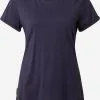 Ragwear T-shirts Shirt Dames Lichtblauw / Donkerblauw