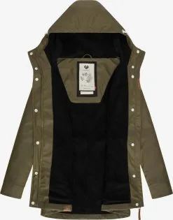 Ragwear Outdoor Jassen Functionele Jas Monadis Dames Olijfgroen -Ragwear Verkoopwinkel bf5680e11127441a2a96061c8a25418c