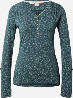 Ragwear Longsleeves Shirt PINCHI Dames Donkergroen