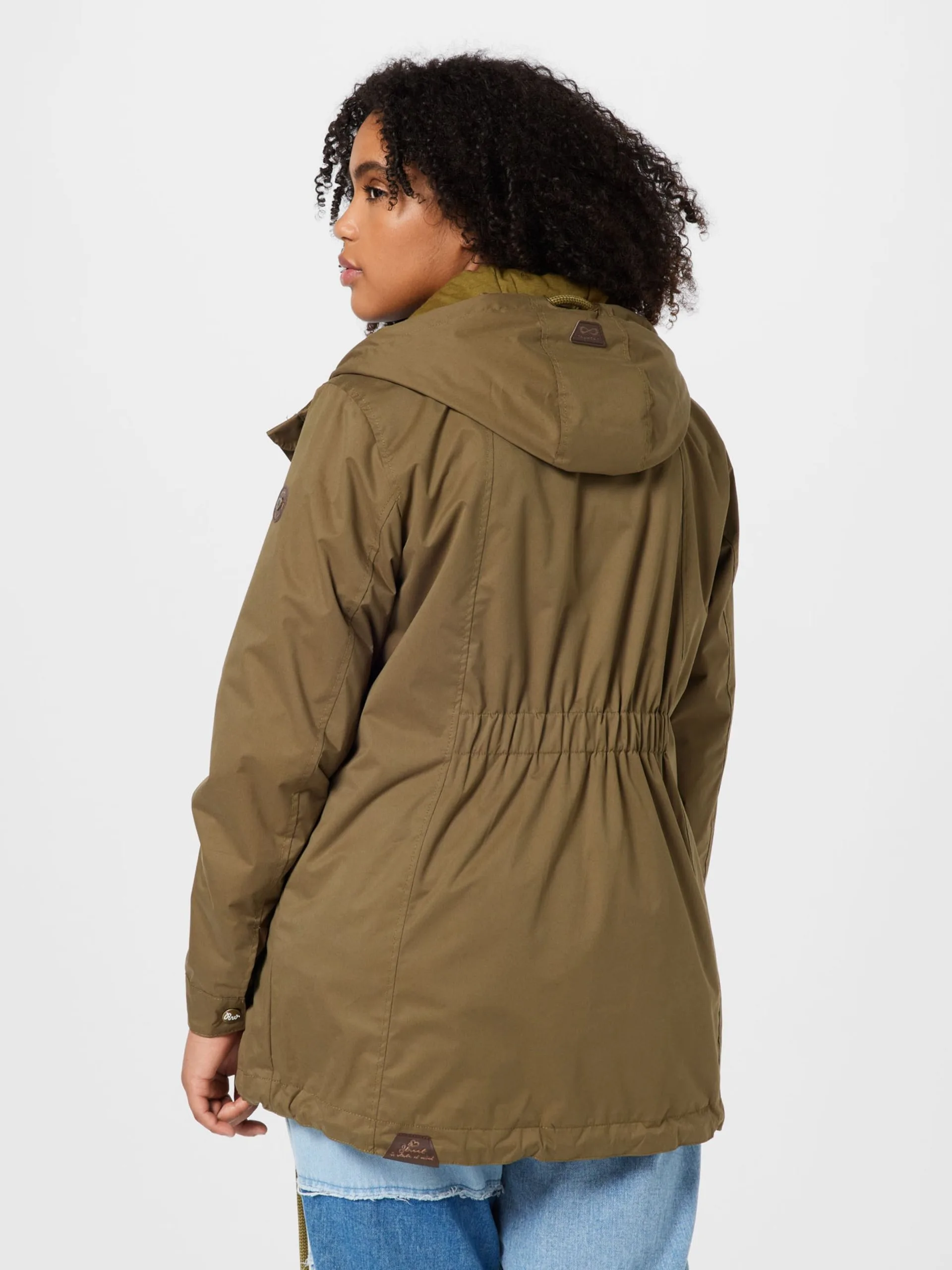 Tussenjassen Tussenjas ZUZKA Dames Olijfgroen 4 Tussenjassen Tussenjas ZUZKA Dames Olijfgroen - Afbeelding 4