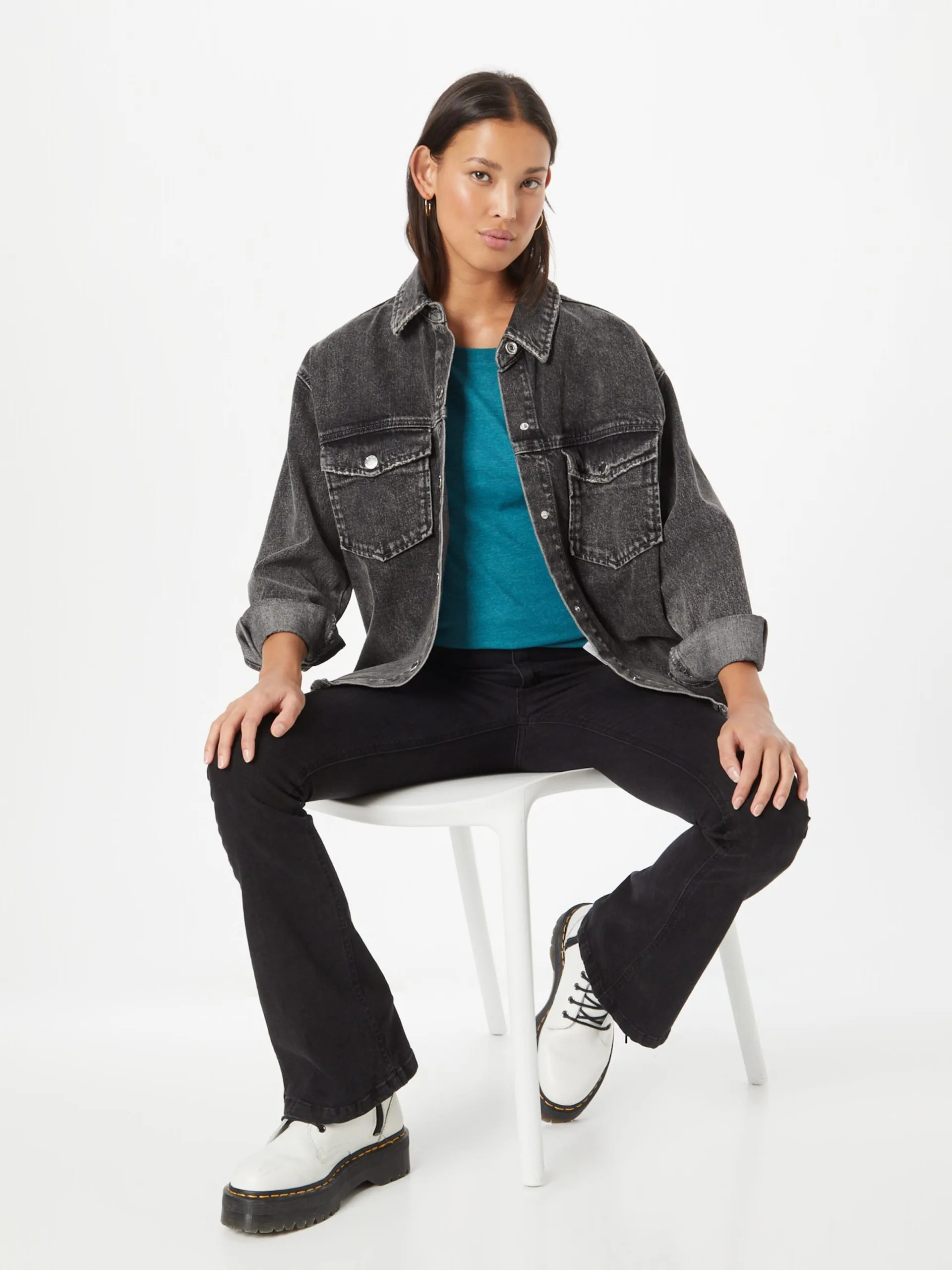 Ragwear T-shirts Shirt LESLY Dames Pastelblauw 5 Ragwear T-shirts Shirt LESLY Dames Pastelblauw - Afbeelding 5