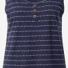 Ragwear Mouwloze Shirts Top PINNA Dames Navy