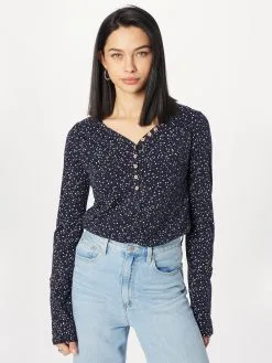 Ragwear Longsleeves Shirt PINCH PRINT Dames Navy -Ragwear Verkoopwinkel c3f88098af5b86d5b40250a29ab83493