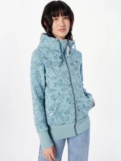 Ragwear Sweatvesten Sweatvest NESKA Dames Blauw -Ragwear Verkoopwinkel c42bd5a6d8a550b73373fc1c625b371a