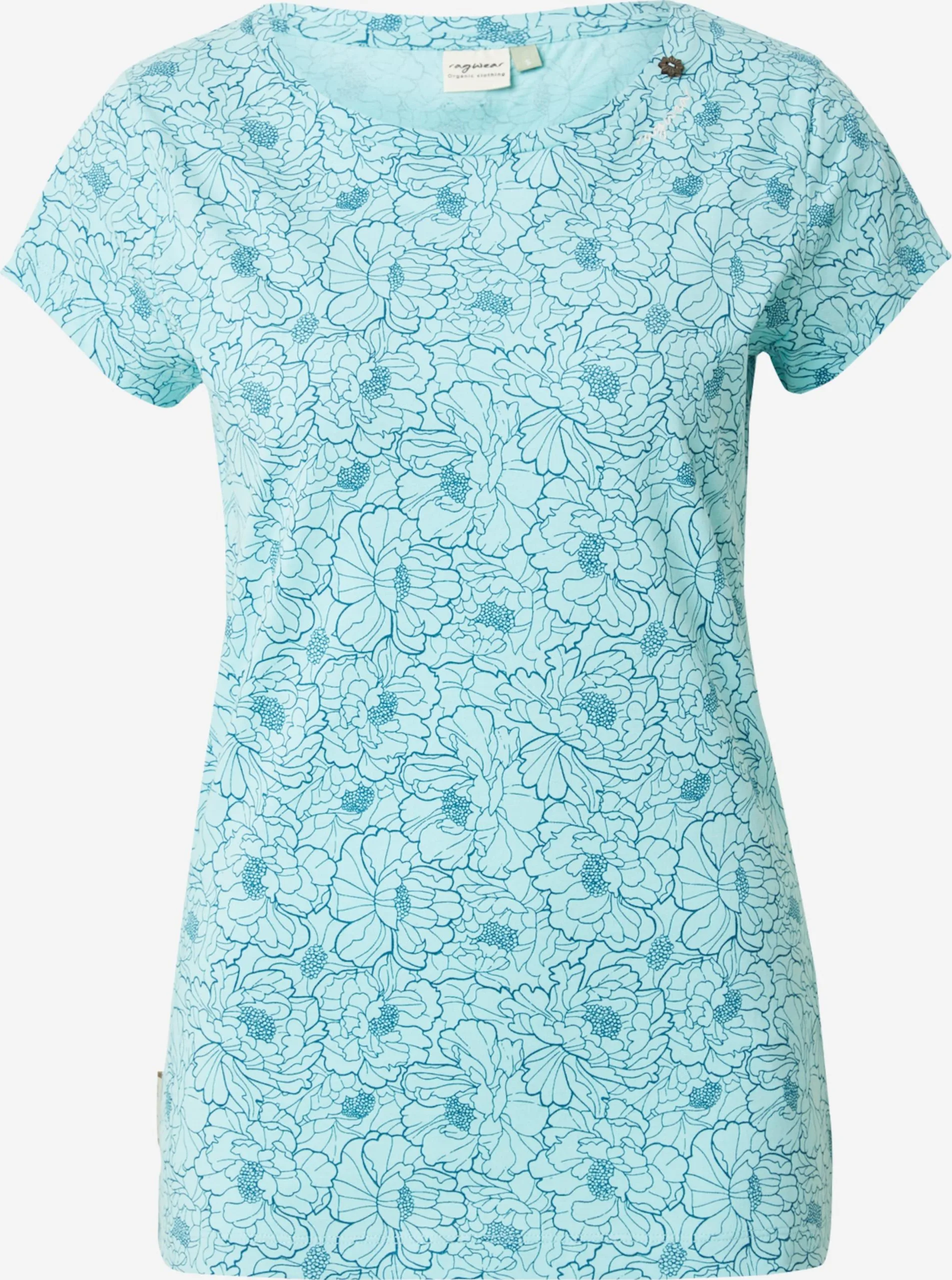 Ragwear T-shirts Shirt Dames Aqua 1 Ragwear T-shirts Shirt Dames Aqua