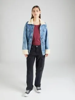 Ragwear T-shirts Shirt Dames Robijnrood -Ragwear Verkoopwinkel c823acd96f2f5354b05b3a90715320a7