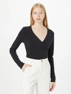 Ragwear Longsleeves Shirt SANVY Dames Zwart -Ragwear Verkoopwinkel c93422d00fb57692046582f5537aed2e