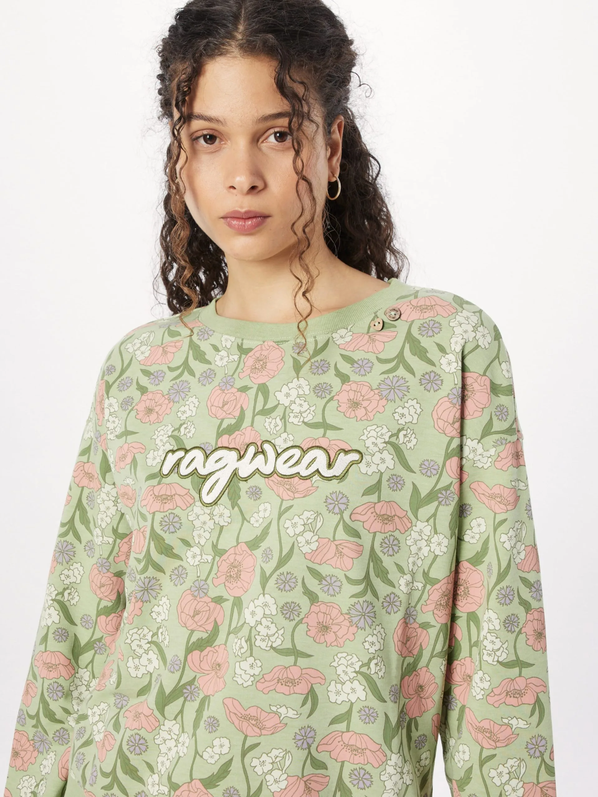 Ragwear Sweatshirts Sweatshirt JAVVA Dames Pastelgroen / Lichtgroen 2 Ragwear Sweatshirts Sweatshirt JAVVA Dames Pastelgroen / Lichtgroen - Afbeelding 2