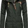 Ragwear Parkas Winterparka Tawny Dames Olijfgroen