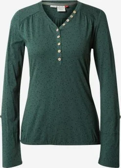 Ragwear Longsleeves Shirt Dames Donkergroen