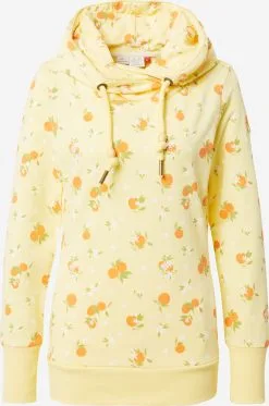 Ragwear Hoodies Sweatshirt GRIPY Dames Lichtgeel
